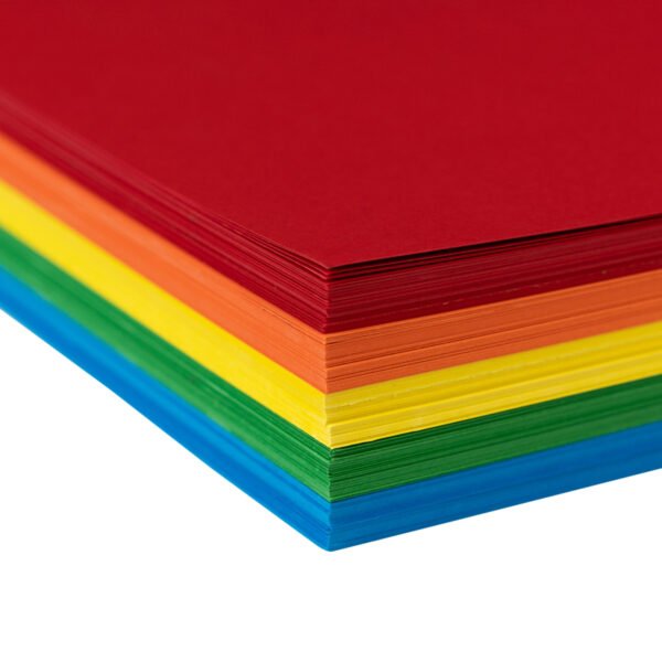 Bright Coloured Card 225gsm A4 (250 sheets) - 5 colours