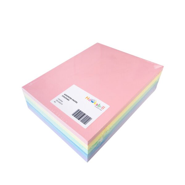 A4 Pastel Card 225gsm (250 sheets) - 5 colours - Image 4