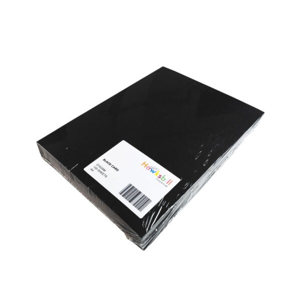 Black Craft Card 270gsm A4 (100 sheets) - Image 3