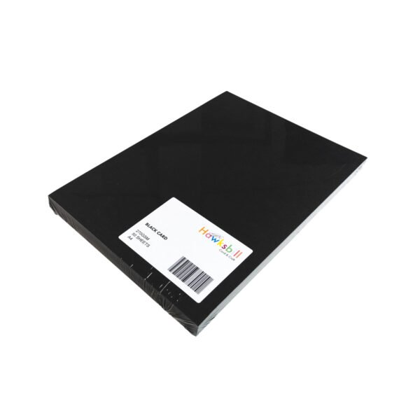 Black Craft Card 270gsm A4 (50 sheets) - Image 3