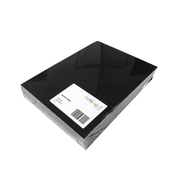 350gsm Card A4 - Black (100 sheets) - Image 4