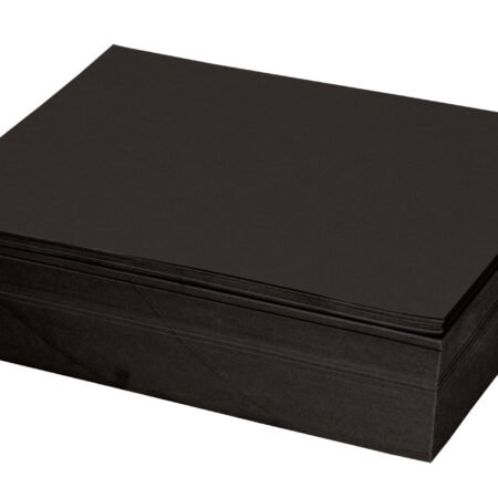 Black Colour A4 Paper - 180gsm (200 sheets)