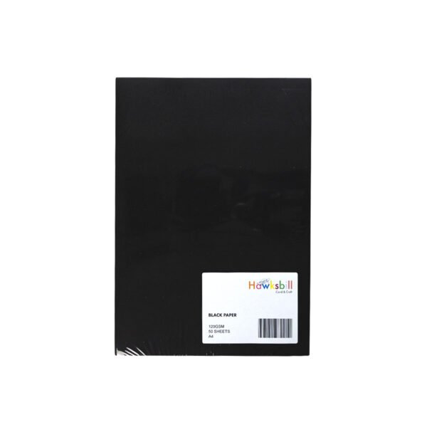 120gsm A4 Paper - Black (50 sheets) - Image 4