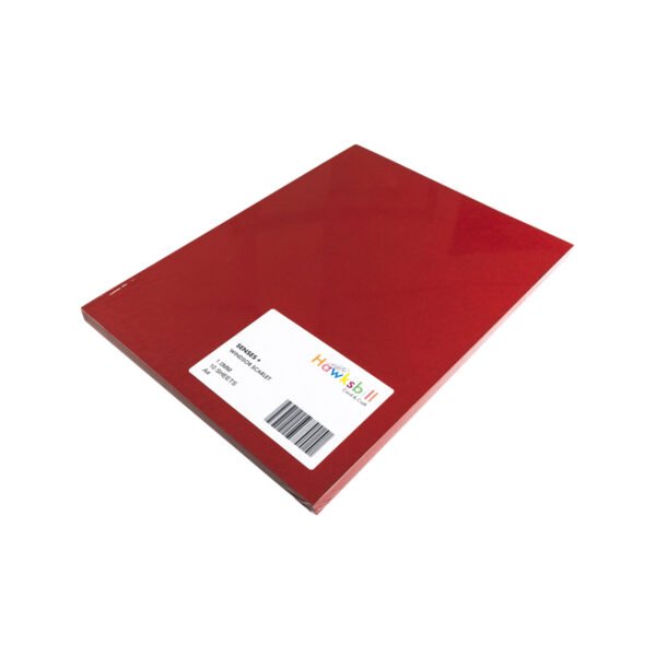 Thick Red Card 1.0mm A4 (10 sheets) - Image 3