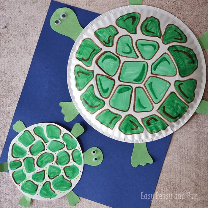 Paper Plate Turtle Craft