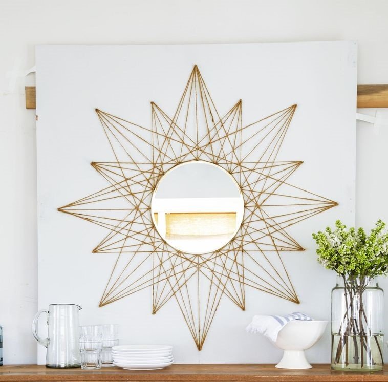 DIY Rope Star Mirror