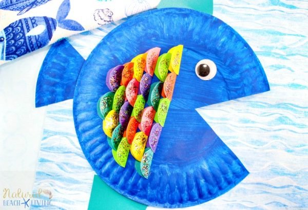 Paper plate fish