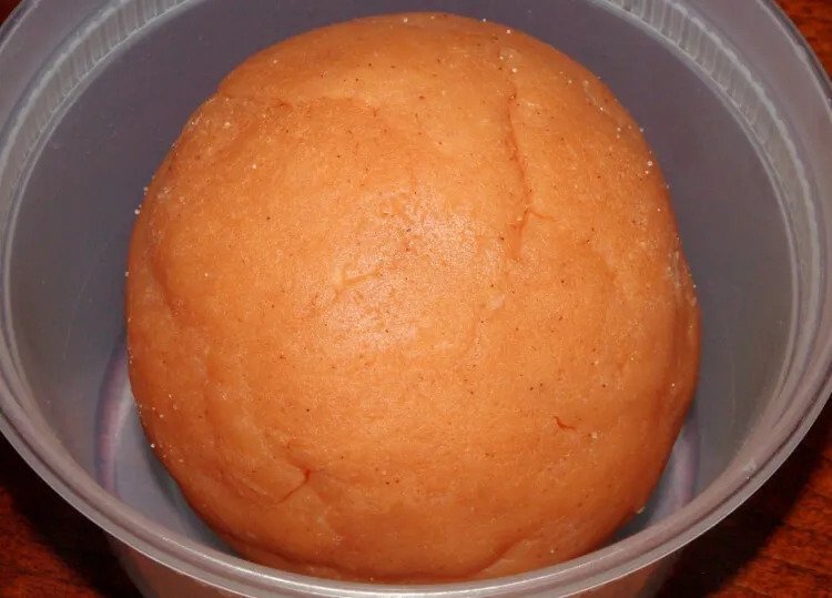 Pumpkin pie playdough