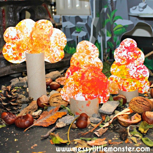 Bubble Wrap Autumn Tree